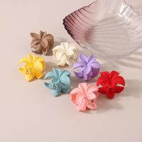 Women's Lady Sweet Flower Plastic Stoving Varnish Hair Claws main image 4