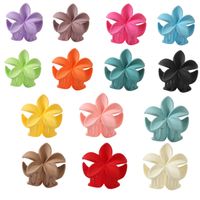 Women's Lady Sweet Flower Plastic Stoving Varnish Hair Claws main image 3