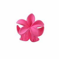 Women's Lady Sweet Flower Plastic Stoving Varnish Hair Claws sku image 8
