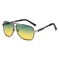 Basic Retro Solid Color Resin Toad Glasses Full Frame Men's Sunglasses sku image 9