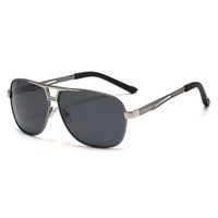 Basic Retro Solid Color Resin Toad Glasses Full Frame Men's Sunglasses sku image 2