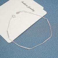 Simple Style Geometric Sterling Silver Plating Bracelets sku image 1