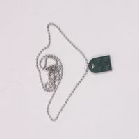 Simple Style Heart Shape Alloy Couple Pendant Necklace sku image 7