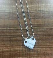 Simple Style Heart Shape Alloy Couple Pendant Necklace sku image 46