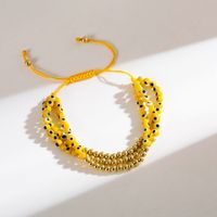 Estilo Sin Ojo Del Diablo Perlas De Agua Dulce Soga Cobre Chapado En Oro De 18 Quilates. Pulsera Al Mayoreo main image 5