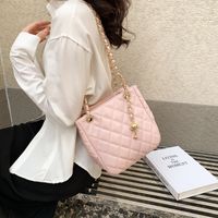 Women's All Seasons Pu Leather Solid Color Classic Style Square Zipper Shoulder Bag main image 6