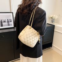 Women's All Seasons Pu Leather Solid Color Classic Style Square Zipper Shoulder Bag main image 5