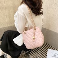 Women's All Seasons Pu Leather Solid Color Classic Style Square Zipper Shoulder Bag main image 8