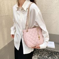 Women's All Seasons Pu Leather Solid Color Classic Style Square Zipper Shoulder Bag main image 2