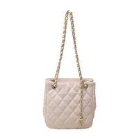 Women's All Seasons Pu Leather Solid Color Classic Style Square Zipper Shoulder Bag sku image 1