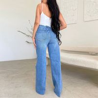 Women's Daily Casual Solid Color Full Length Jeans main image 4