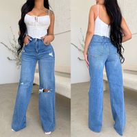 Women's Daily Casual Solid Color Full Length Jeans main image 3