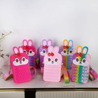 Mädchen Kaninchen Kieselgel Reißverschluss Kinder Geldbörsen main image 6