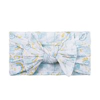 Sweet Bow Knot Synthetic Yarn Printing Hair Band sku image 16