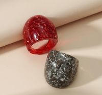Fashion 2-piece Acrylic Ring Wholesale sku image 2