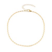 Simple Style Animal Cross Moon Gold Plated Silver Plated Imitation Pearl Alloy Wholesale Anklet sku image 9