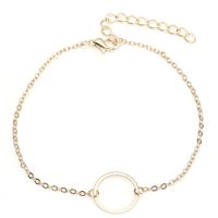 Simple Style Animal Cross Moon Gold Plated Silver Plated Imitation Pearl Alloy Wholesale Anklet sku image 13