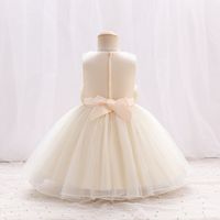 Princess Solid Color Lace Polyester Girls Dresses main image 6