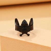 1 Piece Gothic Bat Copper Plating 14k Gold Plated Ear Clips main image 4