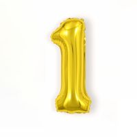 Birthday Number Aluminum Film Party Balloon sku image 2