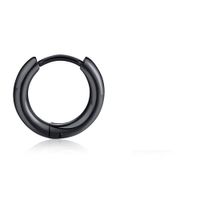 1 Stück Einfacher Stil Kreis Rostfreier Stahl Polieren Überzug Ohrringe sku image 2