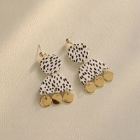 Wholesale Jewelry 1 Pair Beach Water Droplets Arylic Alloy Drop Earrings main image 5