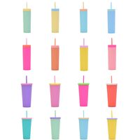 Lässig Einfarbig Kunststoff Wasserflaschen main image 4