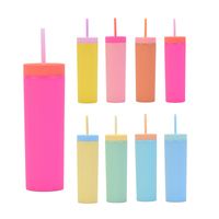 Lässig Einfarbig Kunststoff Wasserflaschen main image 6