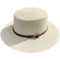 Women's Ethnic Style Solid Color Straw Hat main image 4