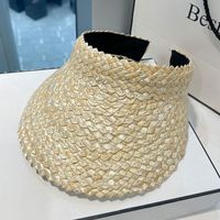 Women's Casual Solid Color Straw Hat sku image 2