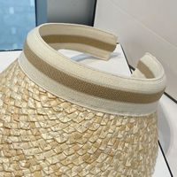 Women's Casual Solid Color Straw Hat main image 2