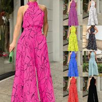 Women's Daily Casual Abstract Full Length Printing Jumpsuits main image 4