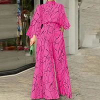 Women's Daily Casual Abstract Full Length Printing Jumpsuits main image 6