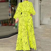 Women's Daily Casual Abstract Full Length Printing Jumpsuits main image 5