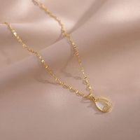 Sweet Tulip Alloy Inlay Zircon Women'S Pendant Necklace main image 2