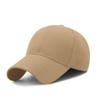 Women's Basic Simple Style Solid Color Curved Eaves Baseball Cap sku image 3