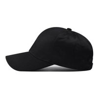 Unisex Simple Style Solid Color Crimping Curved Eaves Baseball Cap main image 3