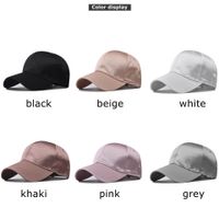 Unisex Simple Style Solid Color Crimping Curved Eaves Baseball Cap main image 2