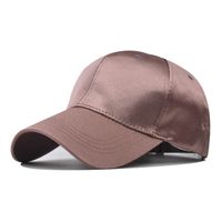 Unisex Simple Style Solid Color Crimping Curved Eaves Baseball Cap sku image 4