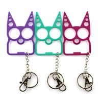 Cartoon Style Cat Head Zinc Alloy Unisex Bag Pendant Keychain main image 1