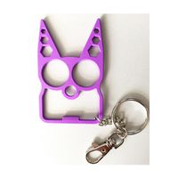 Cartoon Style Cat Head Zinc Alloy Unisex Bag Pendant Keychain sku image 5