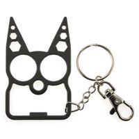 Cartoon Style Cat Head Zinc Alloy Unisex Bag Pendant Keychain sku image 1