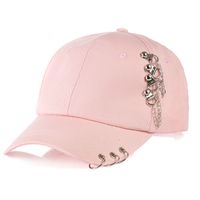 Unisex Hip-hop Solid Color Curved Eaves Baseball Cap main image 4
