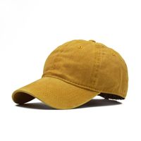 Unisex Retro Color Block Wide Eaves Curved Eaves Baseball Cap sku image 11