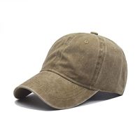 Unisex Retro Color Block Wide Eaves Curved Eaves Baseball Cap sku image 15