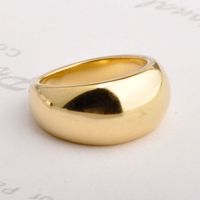 Wholesale Exaggerated Solid Color Titanium Steel Rings sku image 9