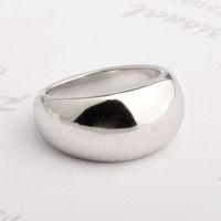 Wholesale Exaggerated Solid Color Titanium Steel Rings sku image 1