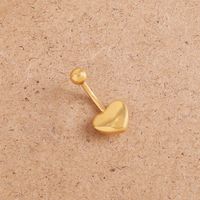 Wholesale Simple Style Heart Shape Alloy Belly Ring main image 5