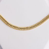 Punk Waves Stainless Steel Plating 18k Gold Plated Necklace main image 1