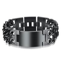 Lässig Geometrisch Titan Stahl Überzug Armbänder sku image 2